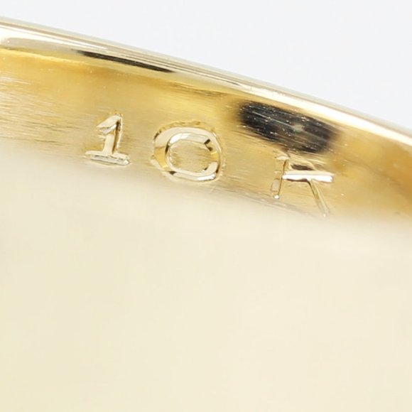 Vintage Men's 10k Yellow Gold Diamond + Onyx Anniversary / Cocktail Ring - Picture 6 of 8